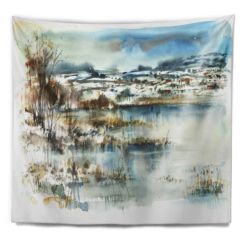 Polyester Tapestry, 50" H x 60" W