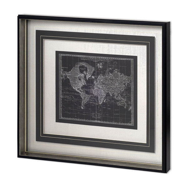 Mercana Vintage World Art Framed | Wayfair