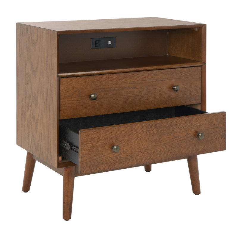 Kamrudeen 29'' W Nightstand, Oak