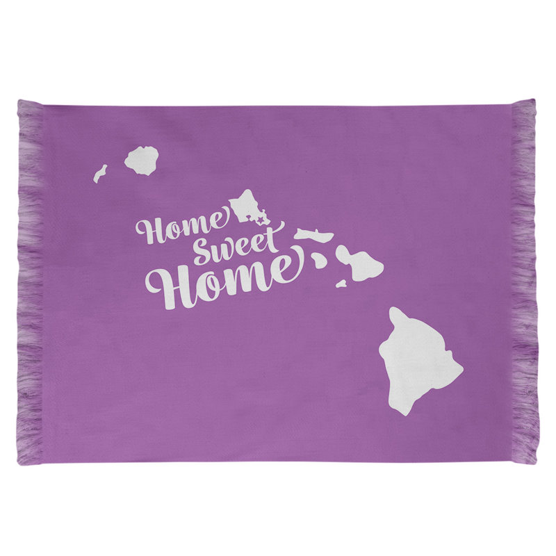 Tapis de zone mauve honolulu the home