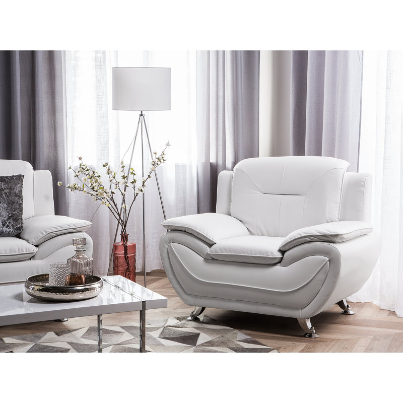 Will Faux Leather Club Chair