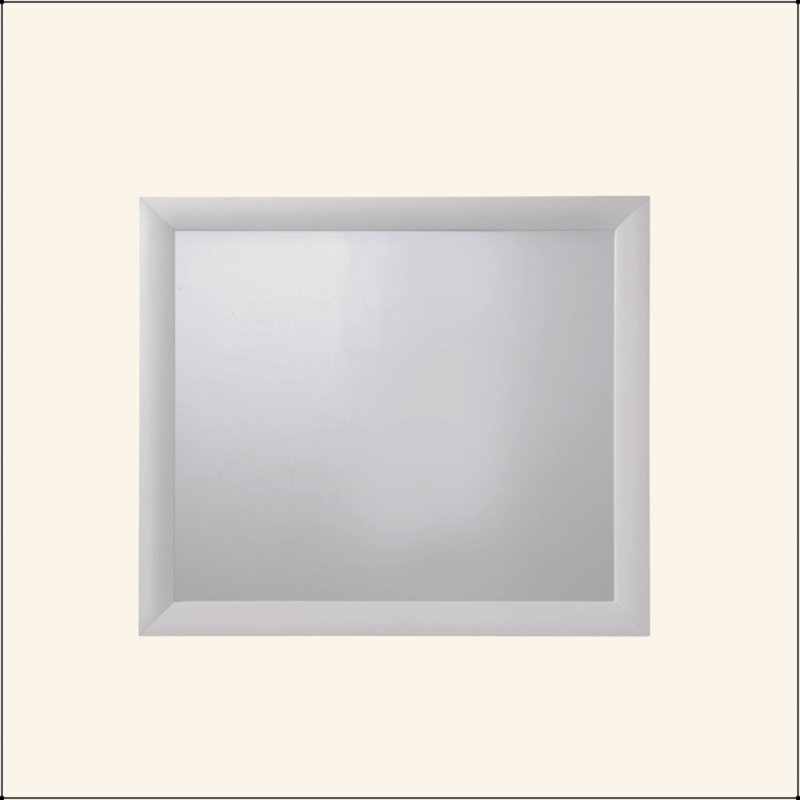 White Finish Mirror