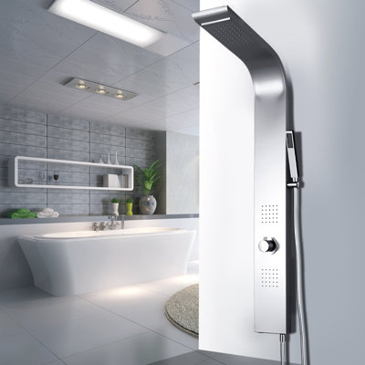 Jaida 60.23'' Shower Panel with Fixed Shower Head