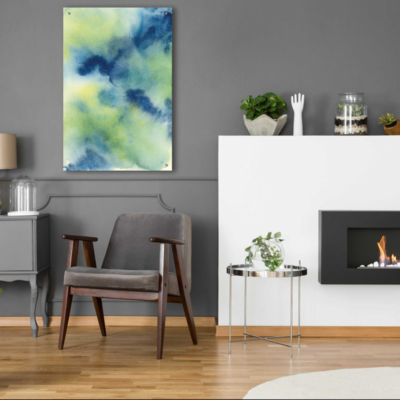 «Indigo Flow I» par Chris Paschke, H 36 po x l 24 po x P 0,2 po