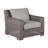 Rustic Woven N-Dura Resin Wicker Outdoor Lounge Chair-93663101-70166304-63221116