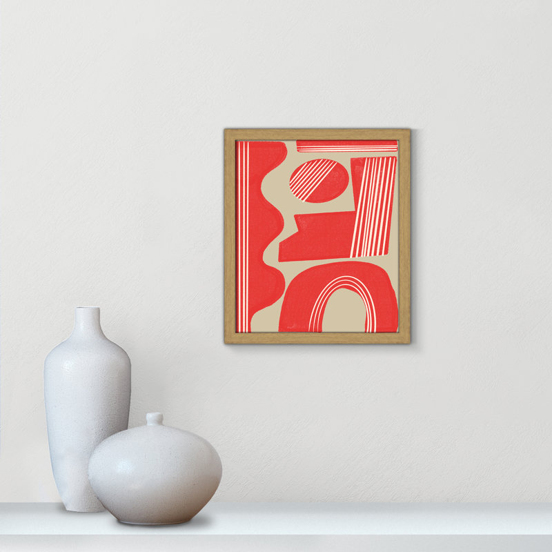 Imprimé Rosalinda par Miuus Studio, L 13 po x H 15 po, Framed Print, Natural Woodgrain