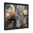 Impression noire sur toile encadrée sélectionné