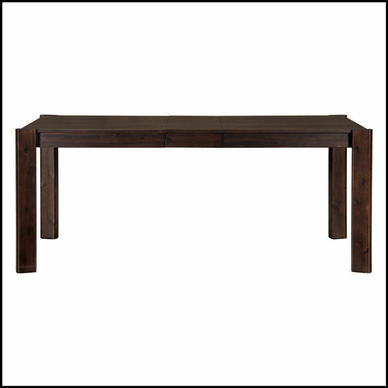 Table de salle à manger extensible Farmhouse Modern, Noyer