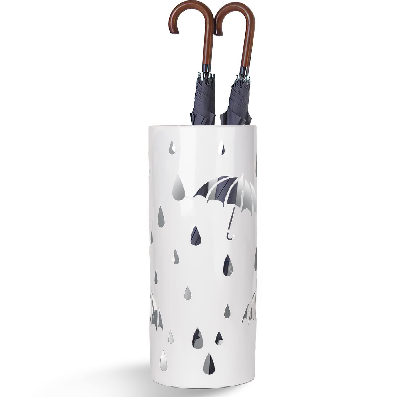 Red Barrel Studio® Zairo Iron Freestanding Umbrella Stand Wayfair