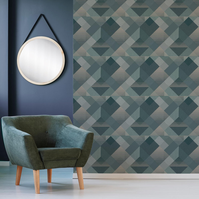 Superfresco Easy Kaleidoscope Geometric Wallpaper, Beige