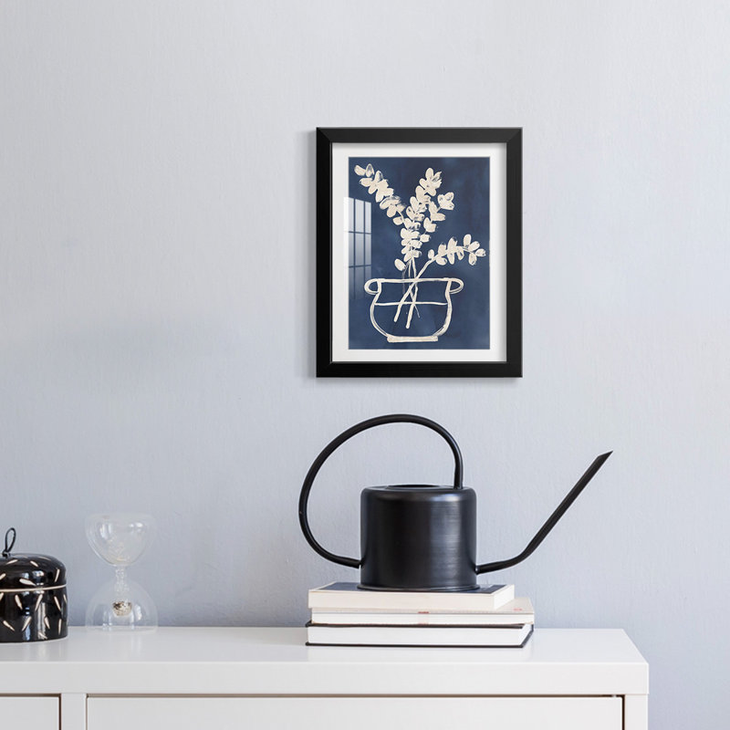 Marbrage - toile tendue, Noir, H 28,5 po x l 20,5 po