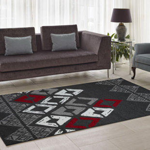 Tapis géométrique gris Flash