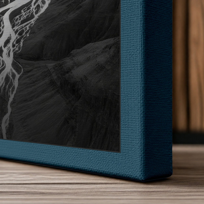 Print, 30x20 - 76.2 x 50.8 cm, Teal Border