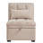 4 In 1 Multi-Function Single Sofa Bed With Storage Pockets, Tufted Single Pull-Out Sofa Bed With Adjustable Backrest-2014371824