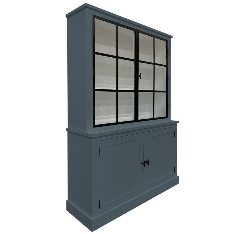 Avangelia Display Cabinet, Blue Grey