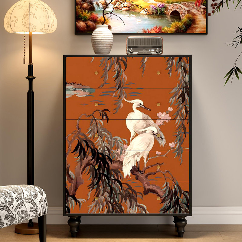 Nouveau buffet à cinq tiroirs de style chinois