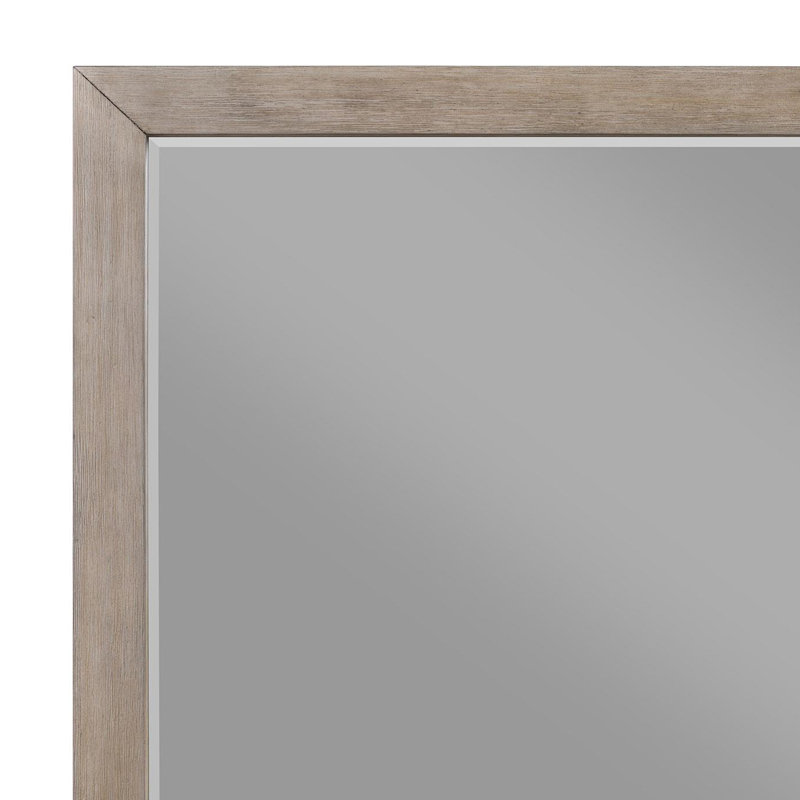 Miroir de commode brun orge
