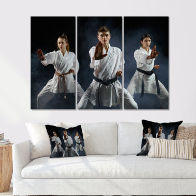 Martial Arts Fight Training Studio - Martial Arts Wall Decor Set