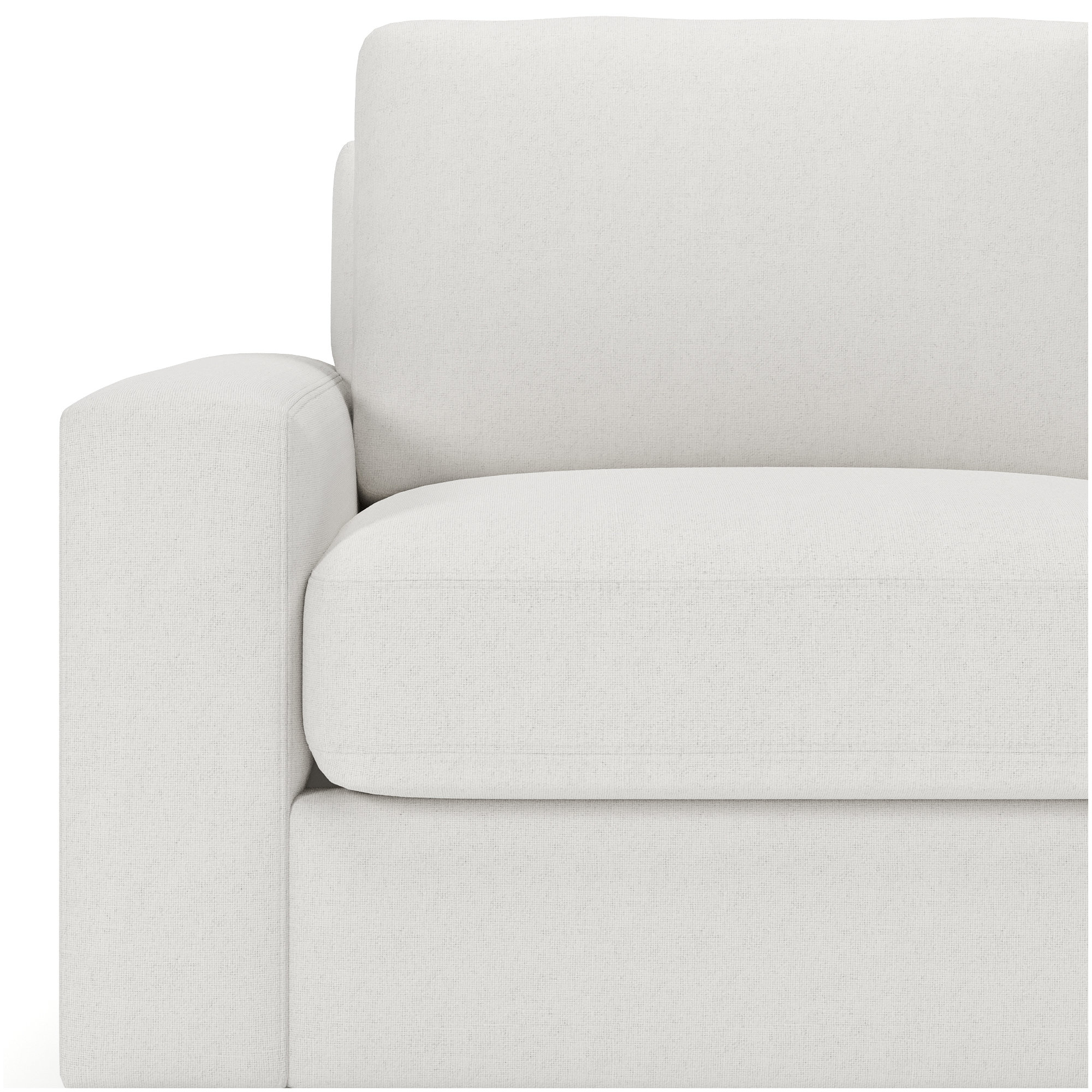 Jonie Upholstered Armchair, Macarena Beige Basketweave