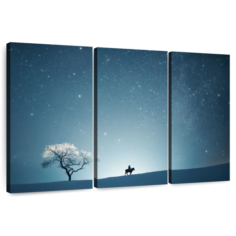 A Starry Night II, 32" H x 50" W