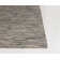 Tapis gris/noir tissé à la main Camacho
