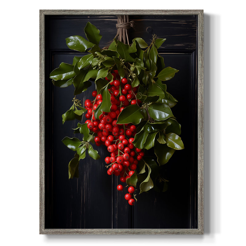 «Christmas Holiday Art DCLXVI», reproduction d'art encadrée - bois massif, H 11 po x l 9 po