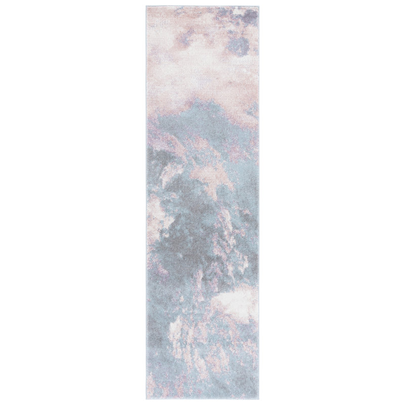 Bellflower Performance Abstract Rug, Runner 2'3" x 8'