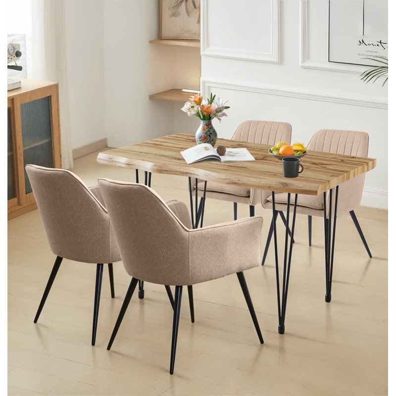 Mose 4 - Person Dining Set, 76cm H x 80cm W x 120cm L