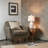 Evadne White/Gold Ceramic Geometric Table Lamp