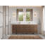 Meuble-lavabo double 84 po avec plateau en quartz Atlanta-101602221