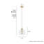 Luminaire suspendu sphère 1 lumière High Oaks-69880529