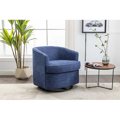Fauteuil demi-tonneau pivotant l 32,48 po Willenzard