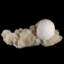 Un bouquet de mordénite sur Stilbite