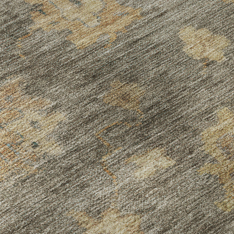 Tapis lavable à la machine de qualité supérieure Mayfield AMF2305, 10 pi x 14 pi, Taupe