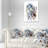 Blue Marine Seal Watercolor - Animal Printed Throw Pillow
