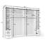 Boryan 4 Door Laminate Wardrobe-1220100732