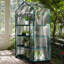  Mini serre à 4 niveaux - Serre portable avec roues verrouillables et housse en PVC pour l'intérieur ou l'extérieur - Serre 27 x 19 x 63 pouces par Home-Complet