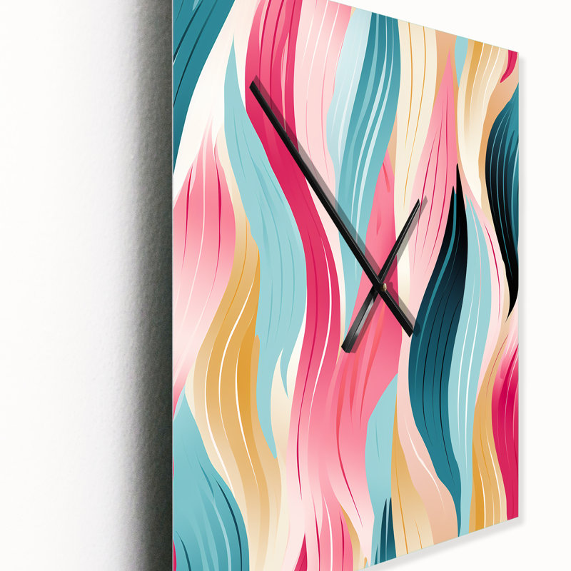 Jasmaine - Horloge murale moderne, H 32 po x l 14 po x P 1 po