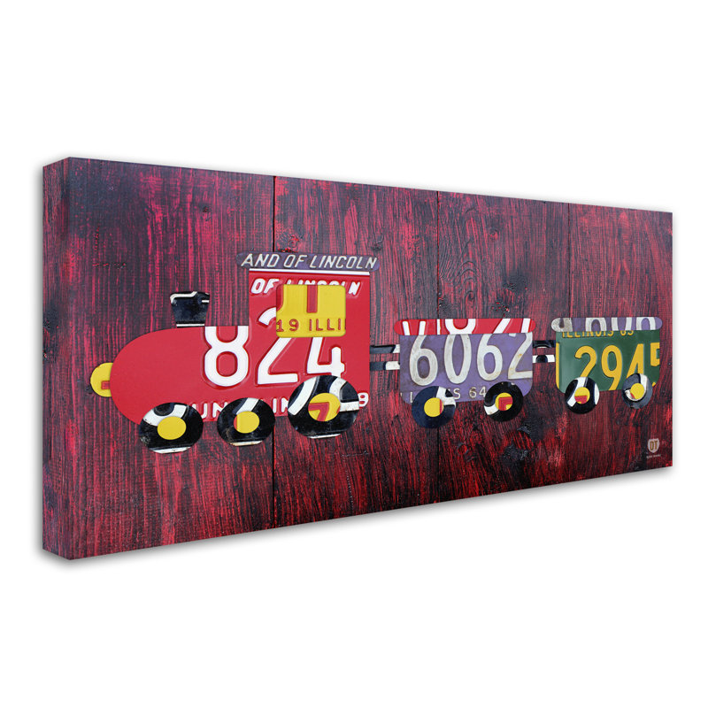 Susanne Transportation Canvas Art, 10" H x 19" W x 2" D