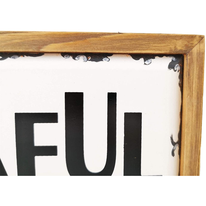 Panneau de table en bois Thankful