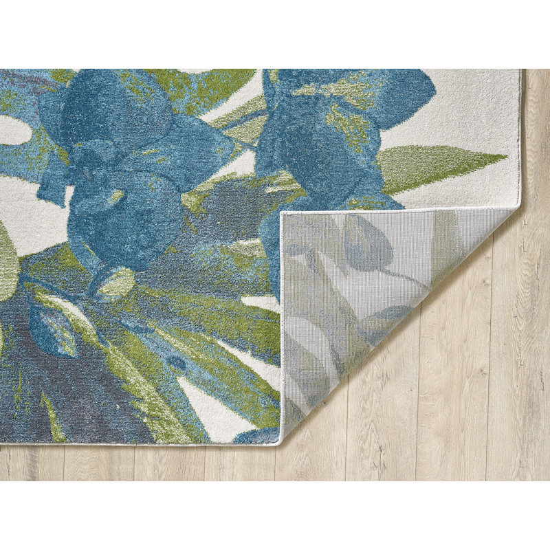 Alessa Floral Indoor Rug, Rectangle 3'3" x 4'11"