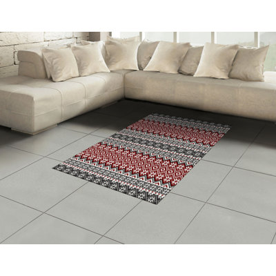 Fredric Chevron Hand Woven Area Rug