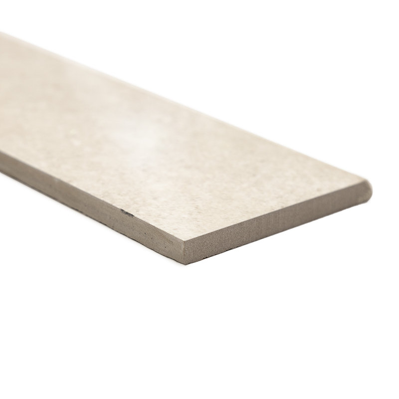 Carreau bullnose en porcelaine 3 po x 24 po Alpe Stone, Os, Poli