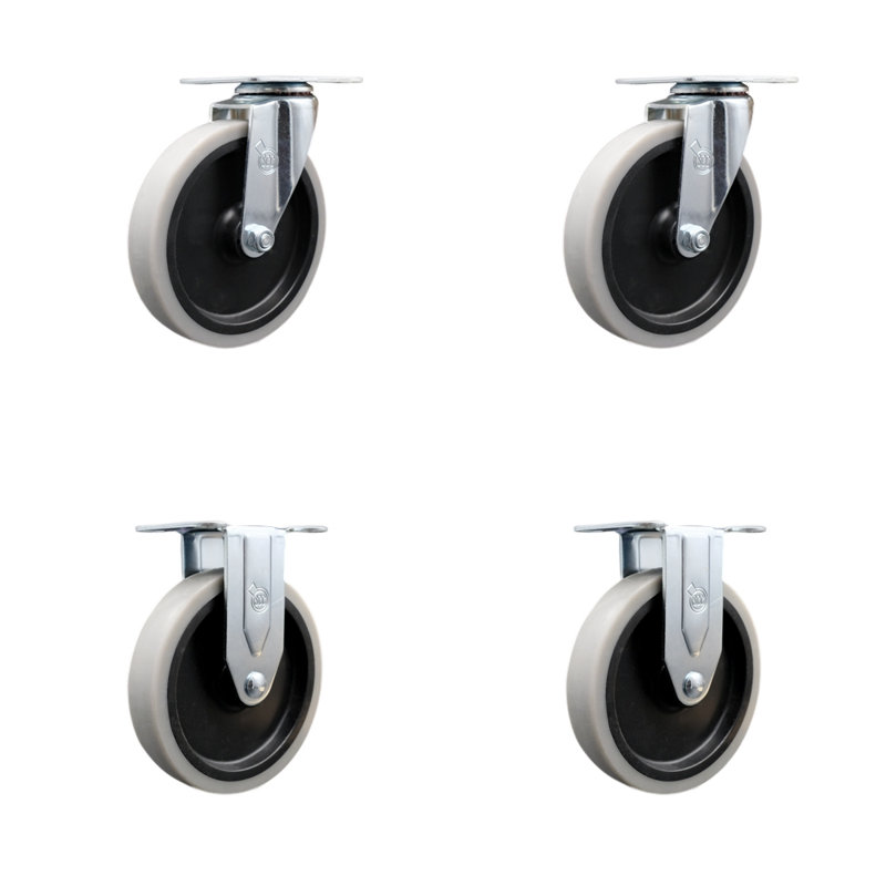 4 Piece Thermoplastic Caster Set