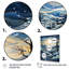 «Blue and White Path Into Winter Forest II», art mural forêt-100416467-100416475