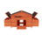 Large Wooden Chicken Coop With Nesting Boxes And Secure Predator Defence