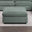 Repose-pieds contemporain en velours côtelé 1pc