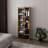 Magnolia Bookcase, Office, Macadamia / Black