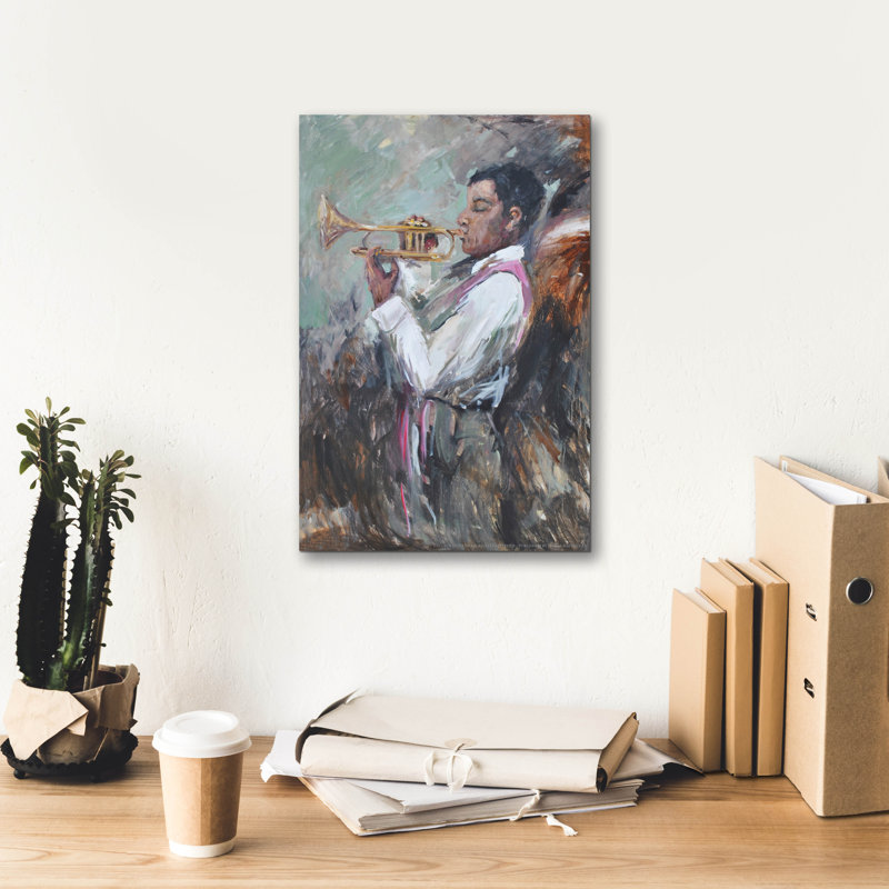 «Soulful Tunes» par Jadei, impression sur toile 12 po x 18 po, H 18 po x l 12 po