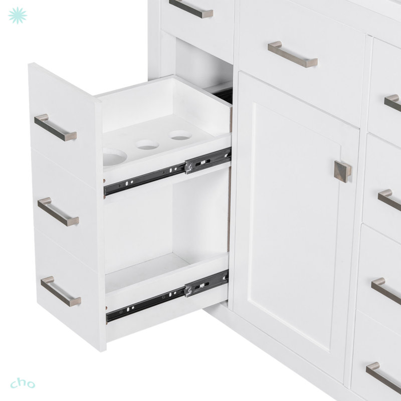Meuble-lavabo blanc 36 po (lavabo non inclus)